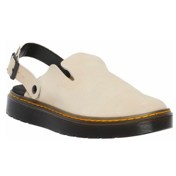 Dr Martens Suede Carlson Slingback Mules Size 10 NEW - Picture 1 of 13